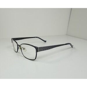 TURA R116 Eyeglass Frames 53-16-135 Black Metal Full Rim Frames Only
